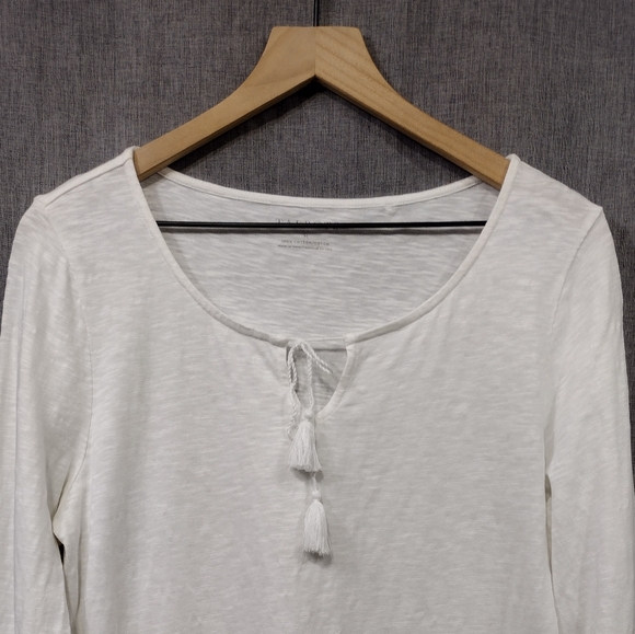 NWOT Talbots Embroidered Eyelet Cottagecore Pullover Tunic Women's M White - Picture 2 of 10